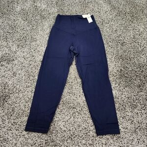 Offline by Aerie Blue Real Me 3/4 Crop Leggings Size S NWT